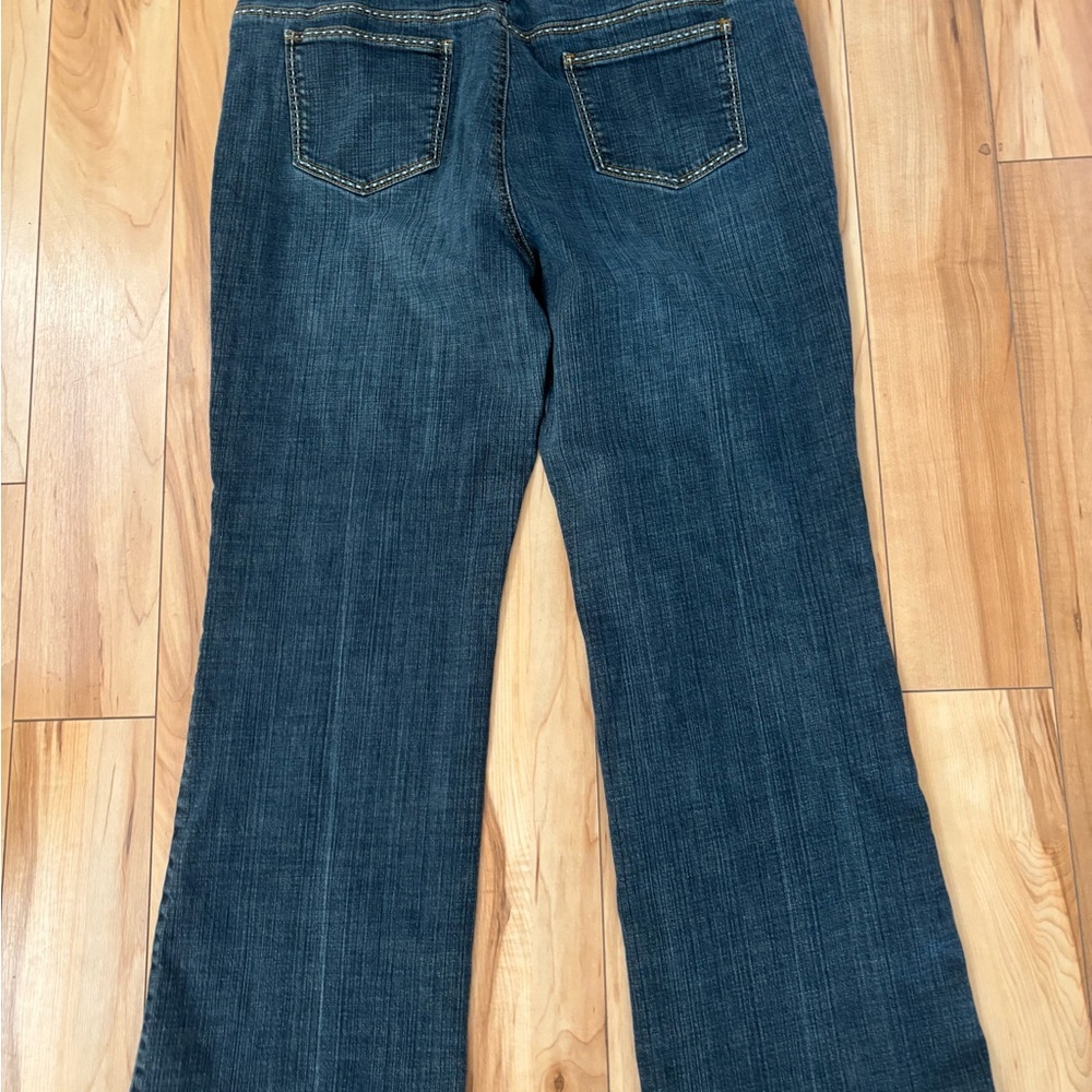 Michael Kors Dark Blue Boot Cut Jeans - Picture 2 of 5